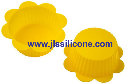 mini flower silicone cupcake baking molds and cake tins