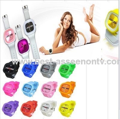 Hot sale New Fashion Designer Ladies sports brand silicone watch jelly watch 12 colors
