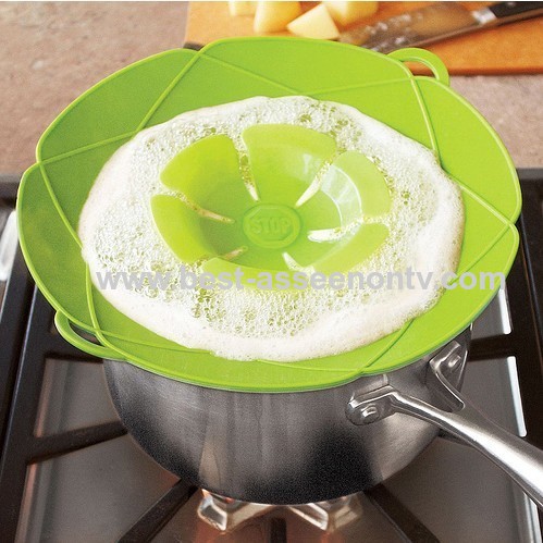 Spill Stopper Smart Kitchen Gadget Hot Sell Silicone Pot Cover /Silicone Pot lids