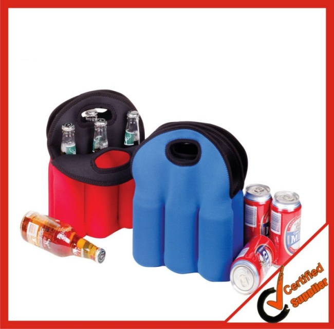 Customized 6pcs Neoprene Beer Cooler Bag 