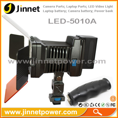 With hot shoe lamp Led-5010A video light for camera DV camcorder