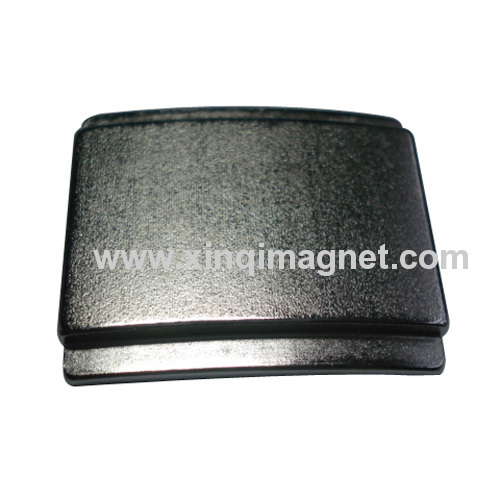 Neodymium Iron Boron magnet segment with two slot, motor magnet