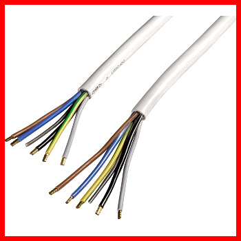 Copper conductor PVC insulated PVC sheathed round wire