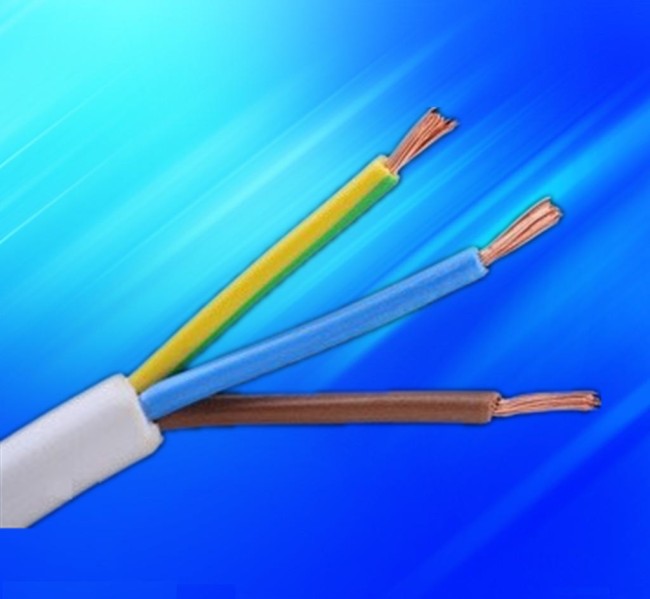 copper conductor PVC insulated PVC sheathed flat wire