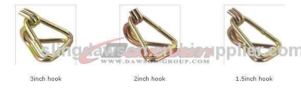 tie down hooks Double J hook S hook Twisted Hook Flat Hook