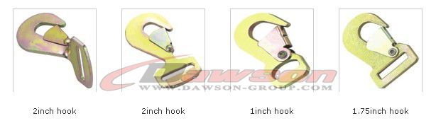 tie down hooks Double J hook S hook Twisted Hook Flat Hook