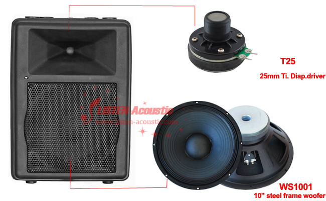 10Outdoor Portable Stage Passive / Active Audio SpeakerPH10/PH10A