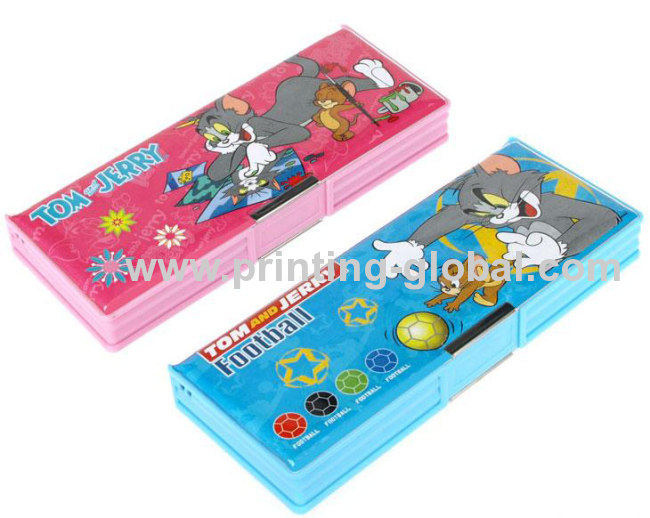 School Pencil Packaging Box Plastic PP PVC Pencil Case Heat Press Film