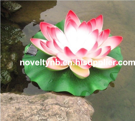 solar garden water lily lighting001(002)