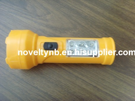  Fashion LED flashlight plastic 