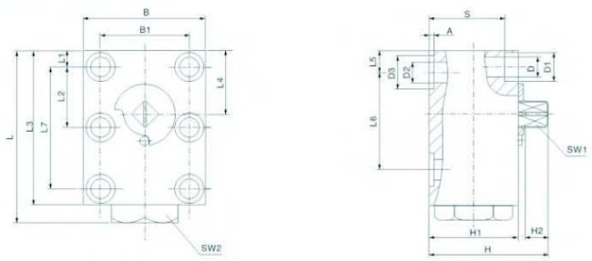 KHP(PKH) 2-way Ball Valve for Manifold Mounting