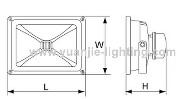 IP65 50w led floodlight