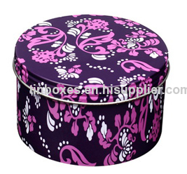 Small round chocolate Tin