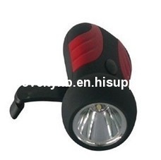  Hand-cranked LED radio flashlight 