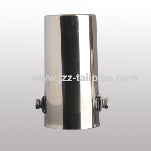 Auto exhaust tail pipe, universal tail throat