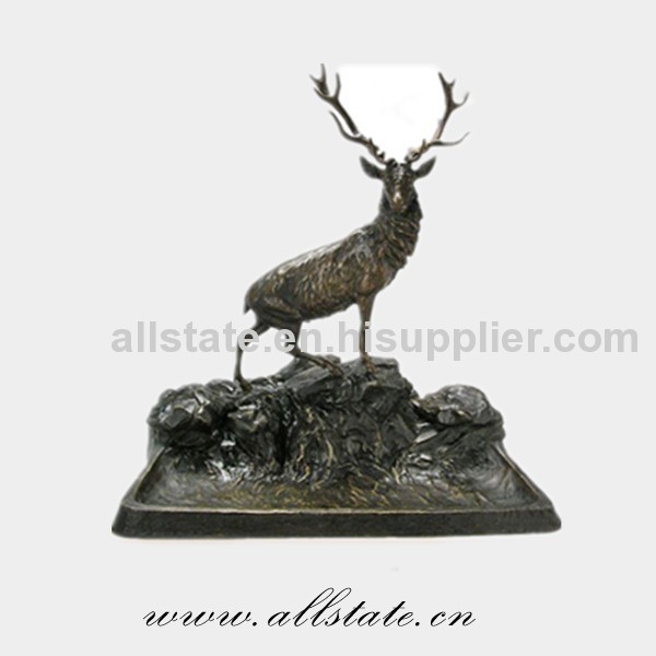 Modern Bronze Animal Sculpture 