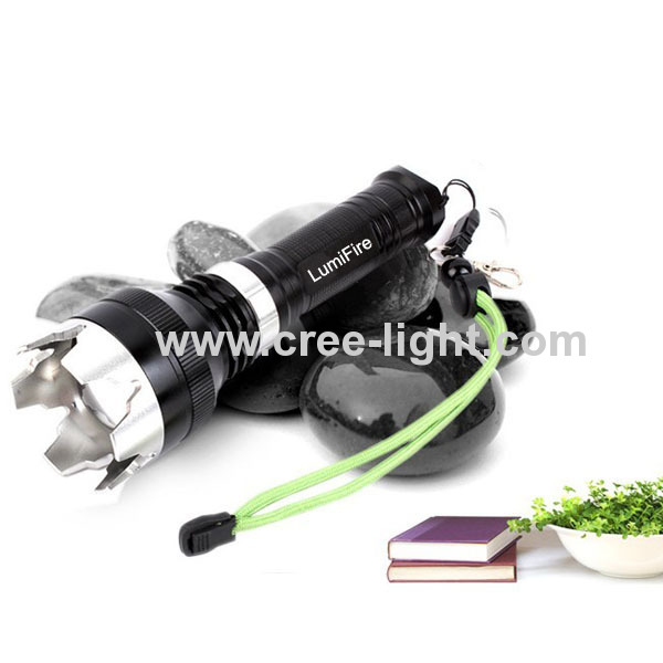 New ! Focus 10W CREE XML T6 High Power Flashlight With Attack Head ACK-1176