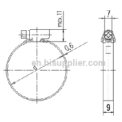 Germany type hose clampmanufacturer