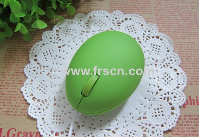 Cute wired egg mouse,small optical mouse,wired computer mouse