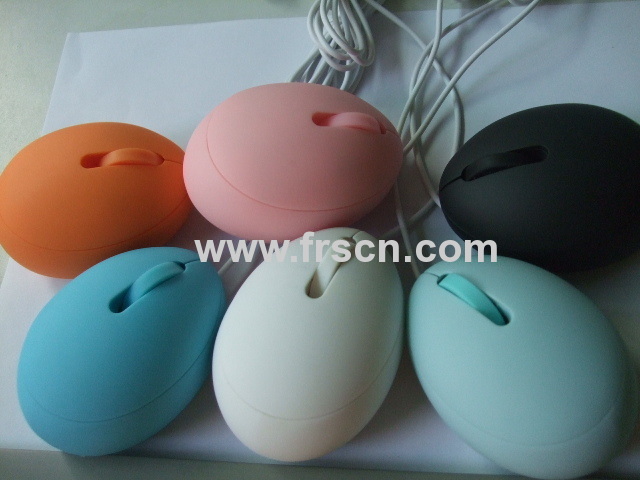 Cute wired egg mouse,small optical mouse,wired computer mouse