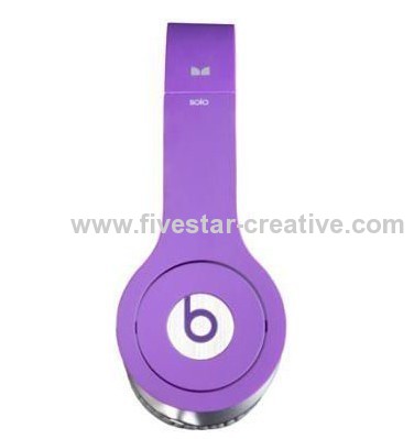 JustBeats Solo With ControlTalk By Dr Dre Headphones Purple