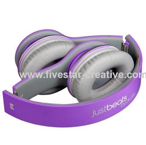 JustBeats Solo With ControlTalk By Dr Dre Headphones Purple