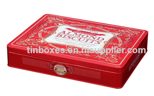 Rectangular Biscuit Tin Can