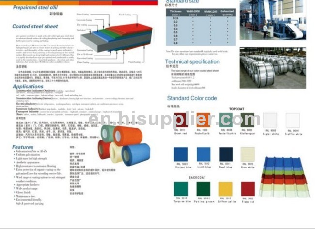 CGCC color steel sheet/ppgi