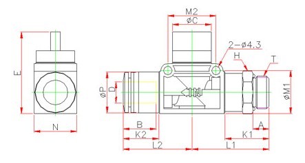 HVSF Straight Fitting Thread