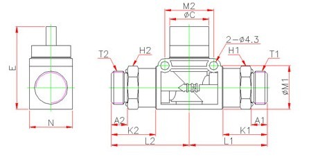 HVSS-G Straight Fitting Thread