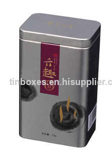 Air-tight tea tin box