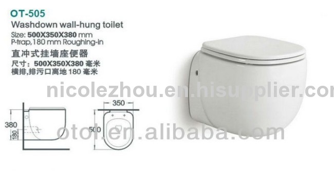 wall hung toilet OT-505 water closet