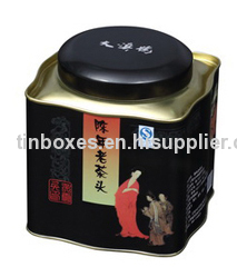 Wave shape Tin Box