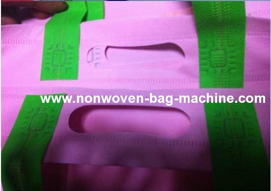 Non-woven box bag making machineCube bag making machine