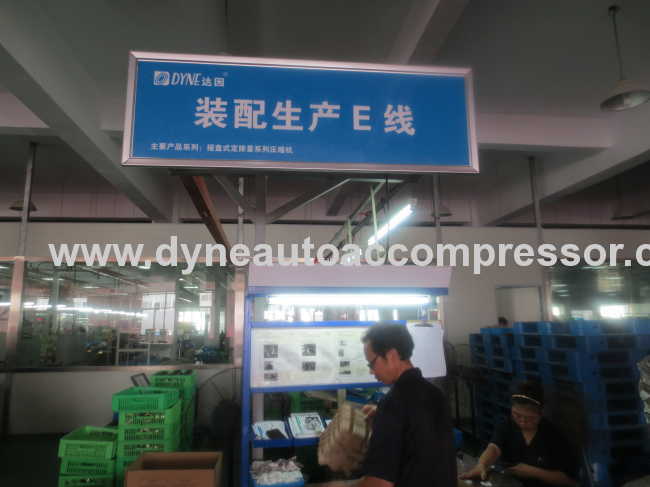 Auto air conditioner compressor manufacture dyne with two charging parts 5h11 sanden