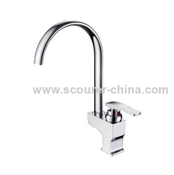 Single Lever Mono Kitchen Faucet Solid and heavy brass construction