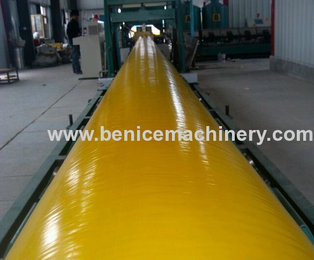 ONE STEP HEATING INSULATION PIPE PRODUCTION LINE