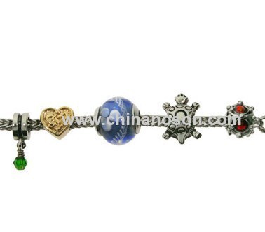 Pandora bracelet with beads