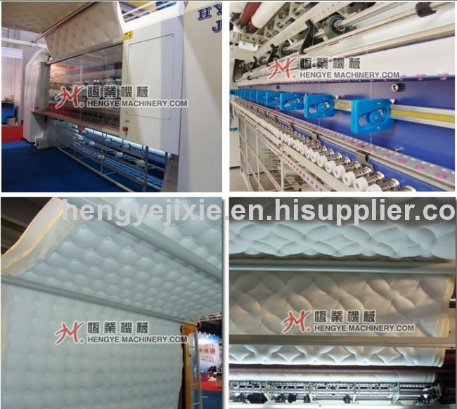 Multi-needle quilting machine for mattress