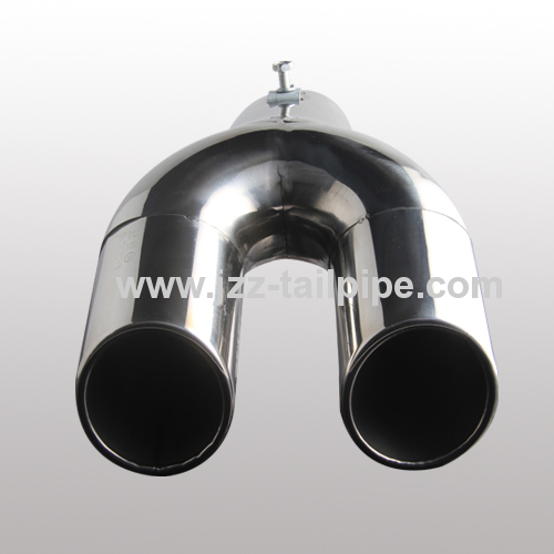 Volkswagen Bora stainless steel dual tail throat