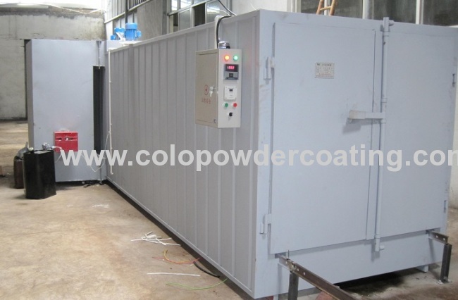 Gas Oil Petrol Powder Coating Oven Semi-automatic 6300 * 2000 * 1800mm