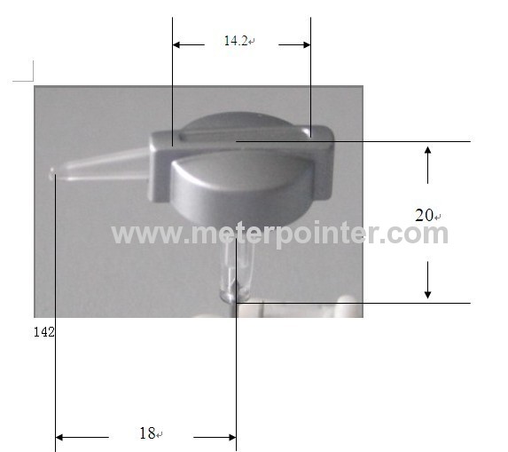 General speedometer needle pointer