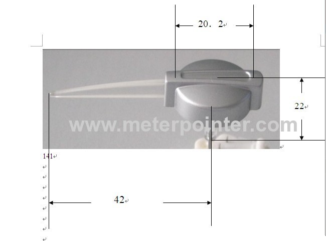 stepper motor instrument pointer