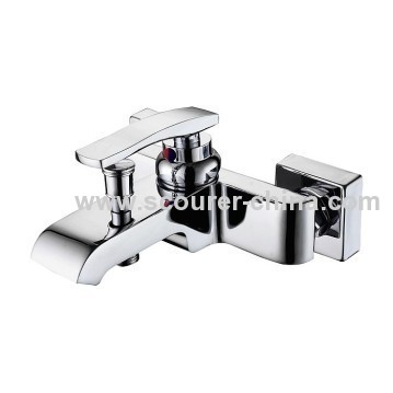 Fashionable Style Wall Mounted Exposed Bath Shower Faucet