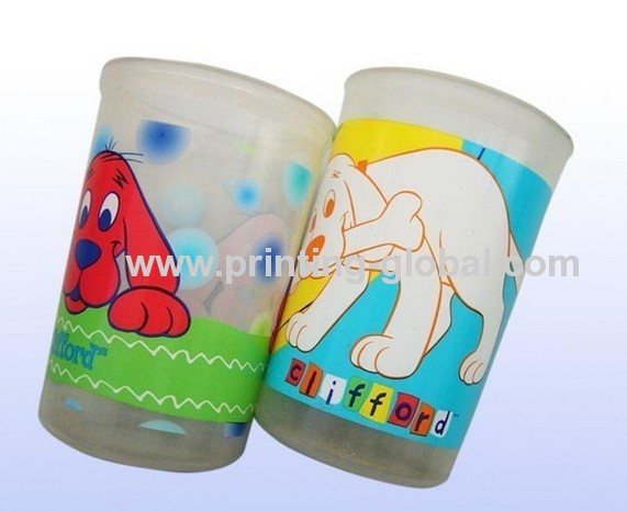 Thermal transfer film for glass cup/glass products