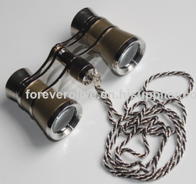 3X25mm Antique Telescope Style Opera Binoculars