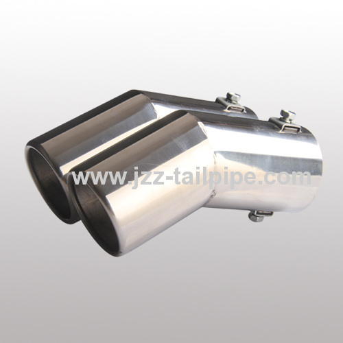 Bevel auto exhaust muffler tip for Volkswagen Bora