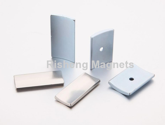 N45SH Neodymium Arc Magnets used in Servo Motors Supermagnete NdFeB Segment