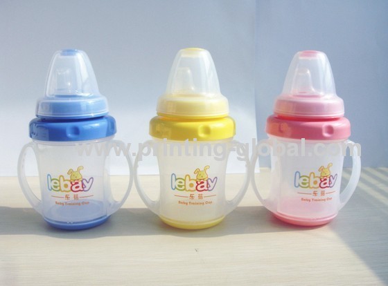 Glass thermal transfer film for glss baby feeding bottle/glass products