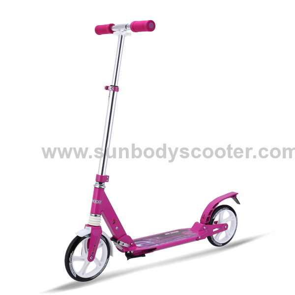  new aluminum two wheel kick foot scooter EN14619 standard